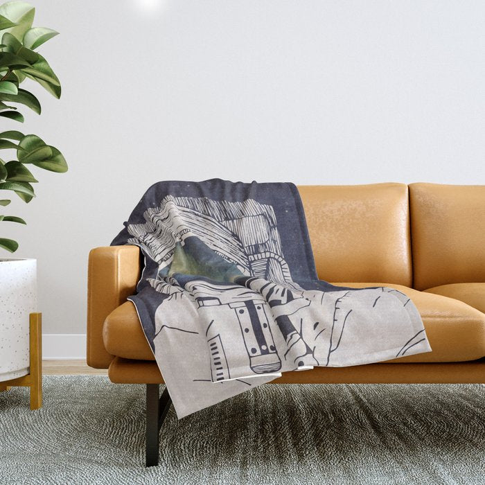 Dreaming Of Space Throw Blanket Gallery Image 1