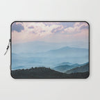 Smoky Mountain National Park Sunset Layers - Nature Photography Laptop Sleeve Gallery Image 1