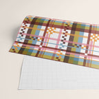 Bold Grid Aesthetic Wrapping Paper Gallery Image 2