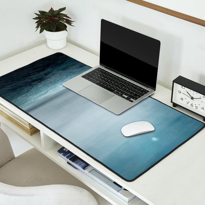 Sea Under Moonlight Desk Mat Gallery Image 2