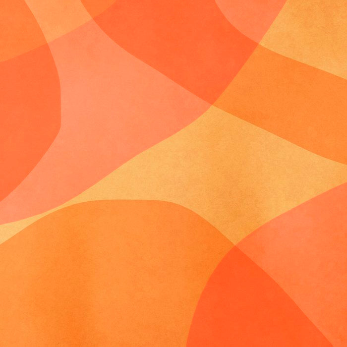 Amber Orange Abstract Flow Mid Century Layered Shapes Coffee Mug Gallery Image 2