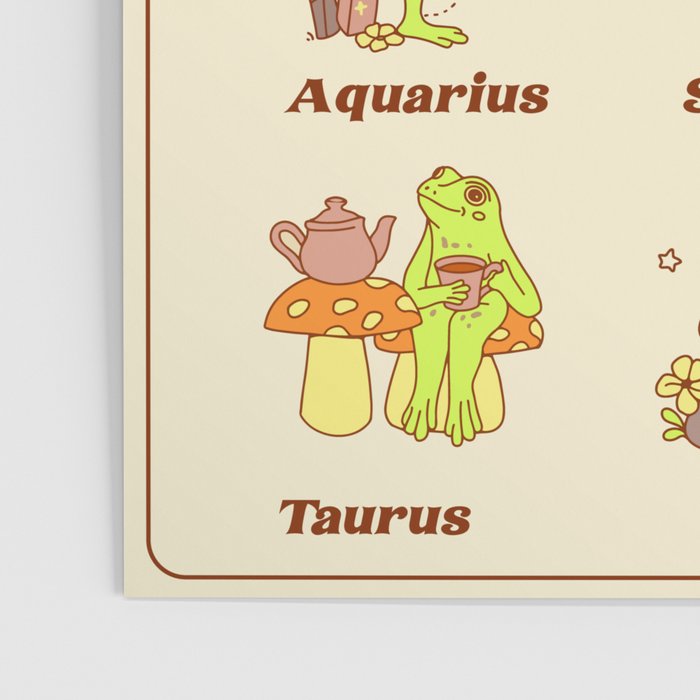 Zodiac Frogs Poster Gallery Image 3