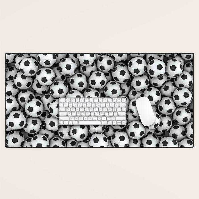 Soccer balls Desk Mat Gallery Image 1