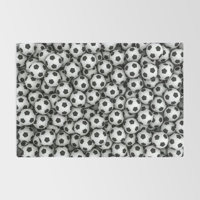Soccer balls Rug Gallery Image 2
