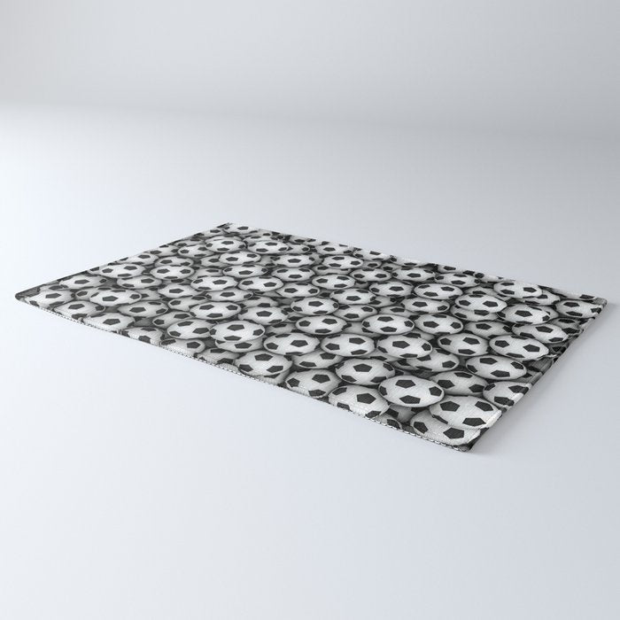 Soccer balls Rug Gallery Image 3