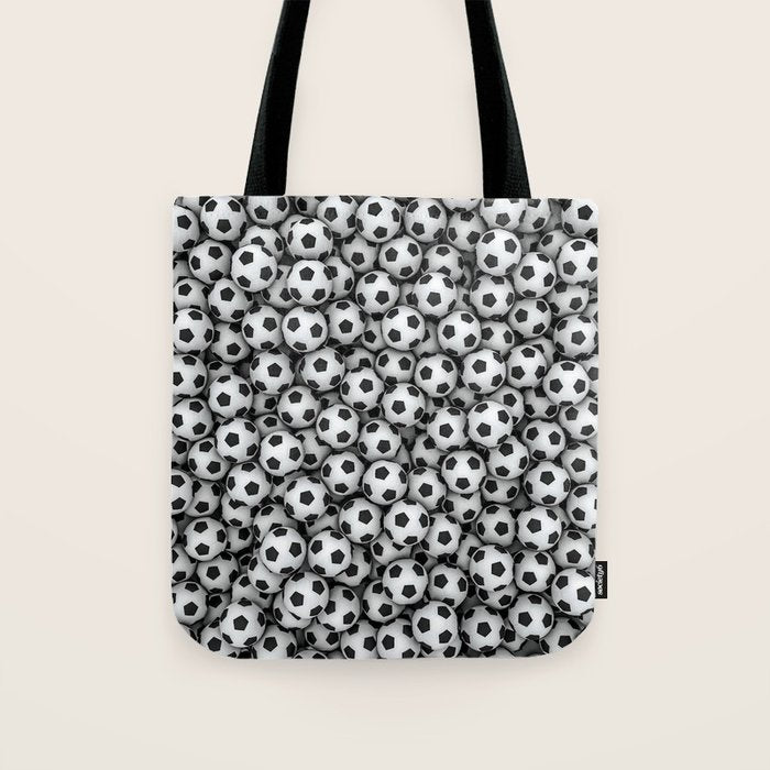 Soccer balls Tote Bag Gallery Image 1