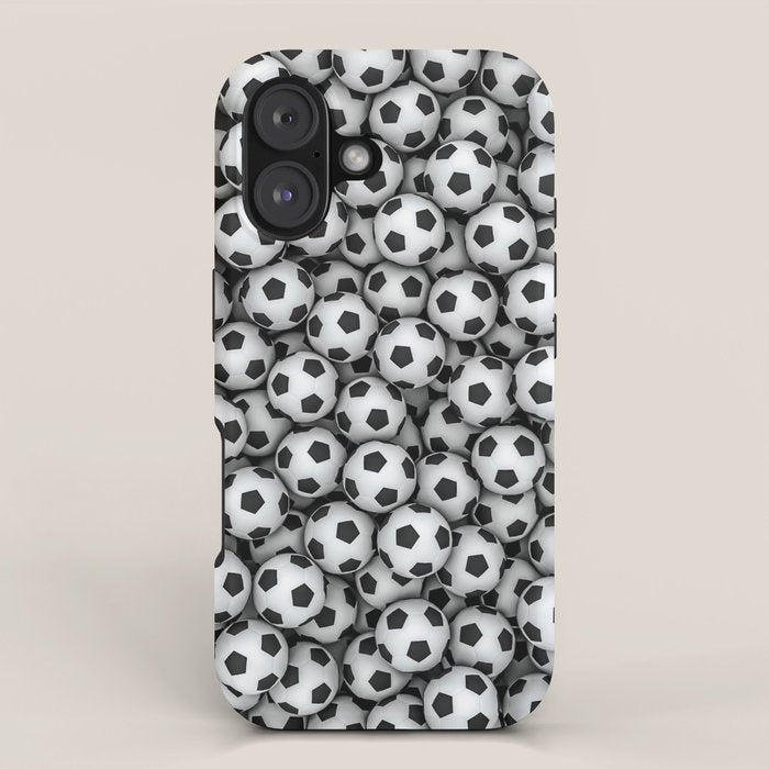 Soccer balls iPhone Case Gallery Image 1