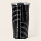 Lines III (Black) Travel Mug Gallery Image 1