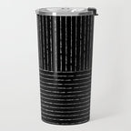Lines III (Black) Travel Mug Gallery Image 2