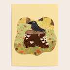 Woodland Crow Poster Gallery Image 4