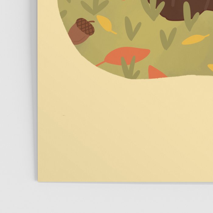 Woodland Crow Poster Gallery Image 3