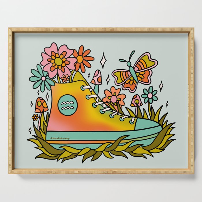 Aquarius Sneakers Serving Tray Gallery Image 1