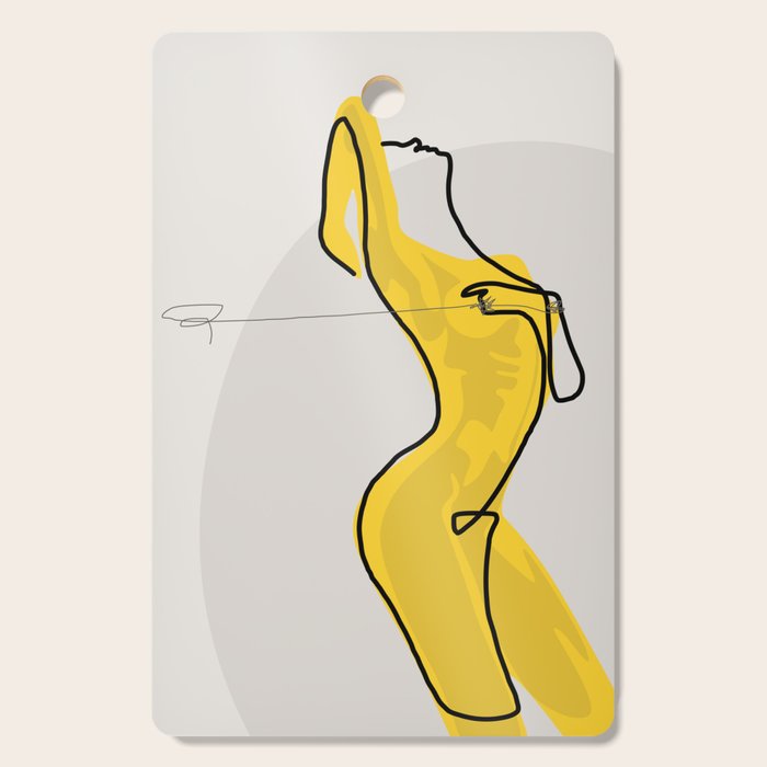 Mustard Moonlight  Cutting Board Gallery Image 1