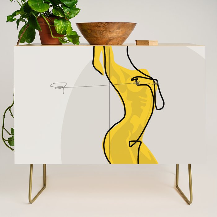 Mustard Moonlight  Credenza Gallery Image 1