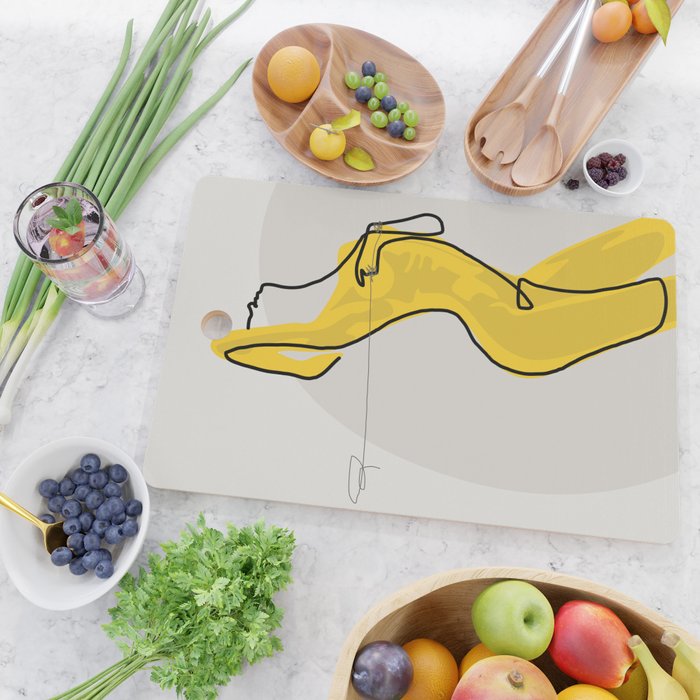 Mustard Moonlight  Cutting Board Gallery Image 2