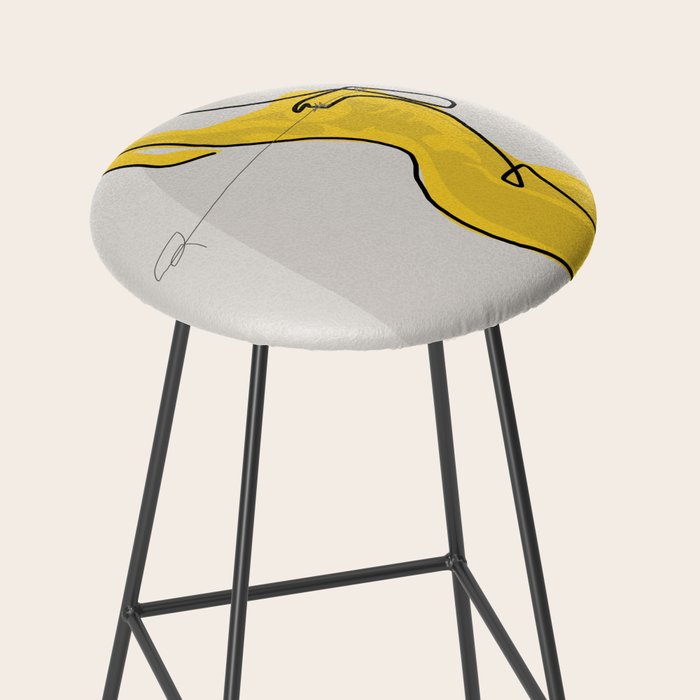 Mustard Moonlight  Stool Gallery Image 2