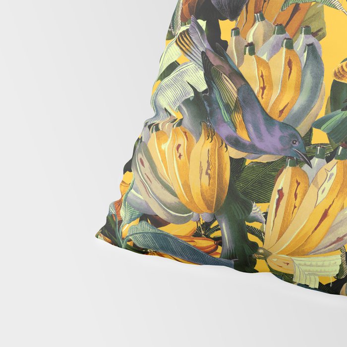 Banana and Leaf Garden Pillow Sham Gallery Image 4