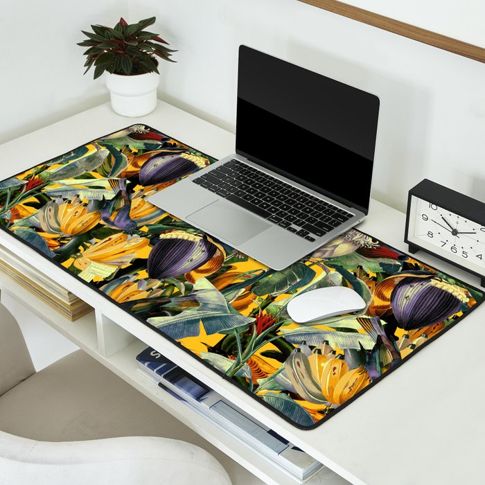 Banana and Leaf Garden Desk Mat Gallery Image 2