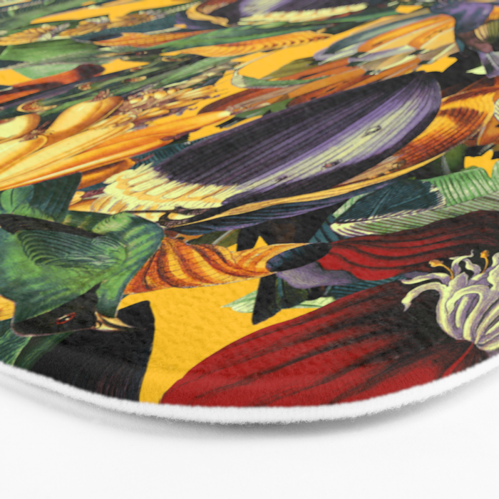 Banana and Leaf Garden Bath Mat Gallery Image 3