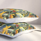 Banana and Leaf Garden Pillow Sham Gallery Image 3