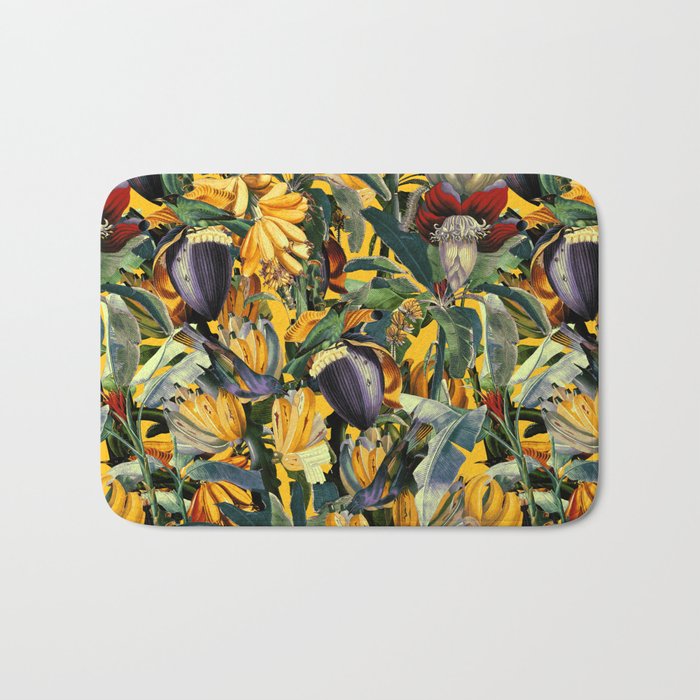 Banana and Leaf Garden Bath Mat Gallery Image 1
