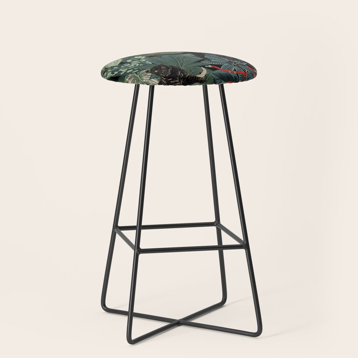 Tropical Black Panther Stool Gallery Image 1