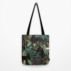Tropical Black Panther Tote Bag Gallery Image 2