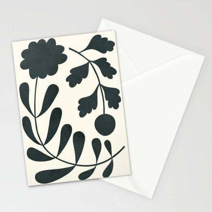 Abstract-botanical 42-3 Stationery Card Gallery Image 2