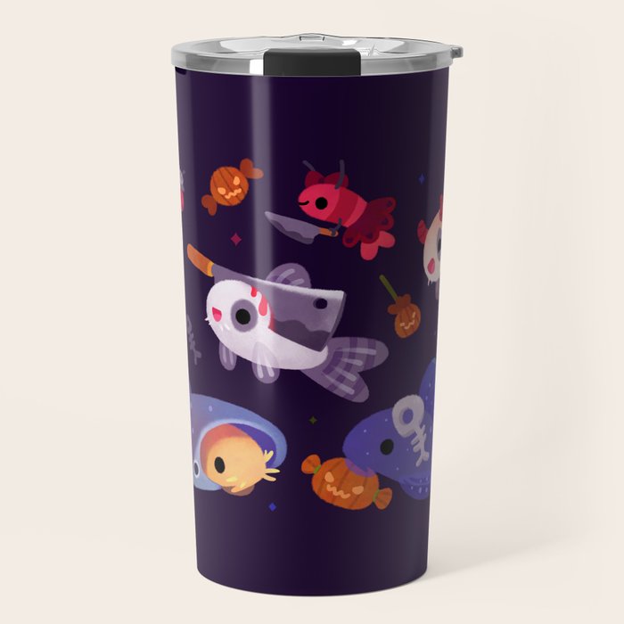 Spooky Cory cats Travel Mug Gallery Image 1