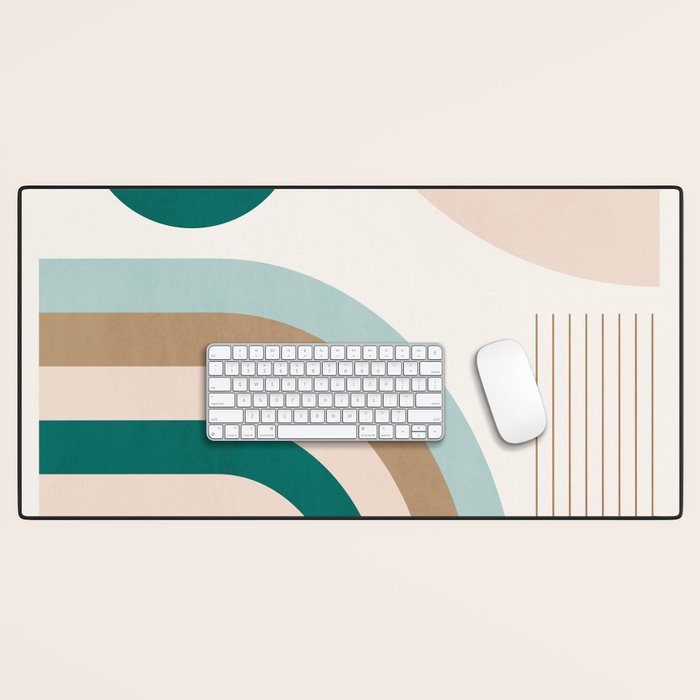 Minimal Geometric Abstraction 84 Desk Mat Gallery Image 1