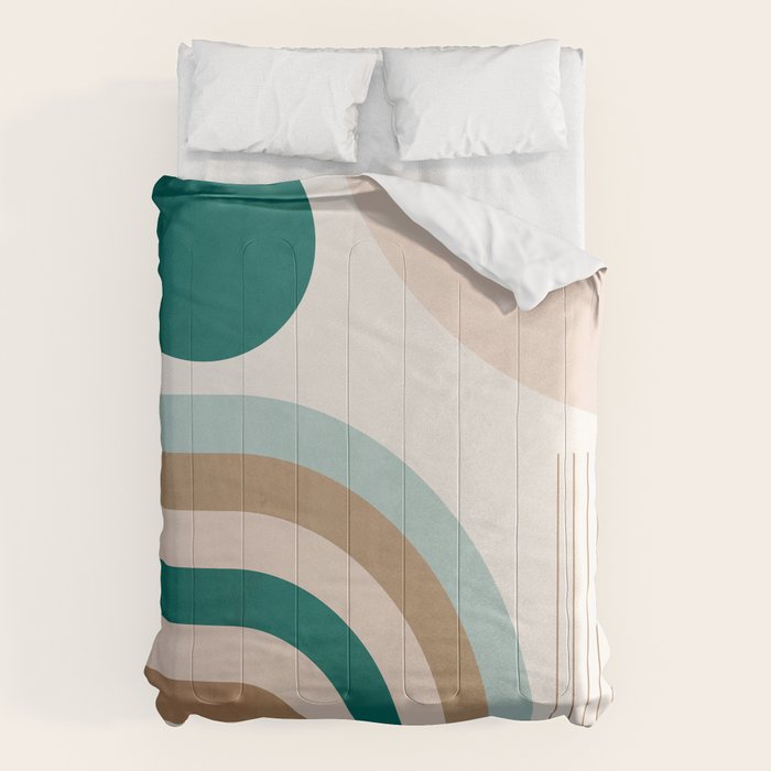 Minimal Geometric Abstraction 84 Comforter Gallery Image 1