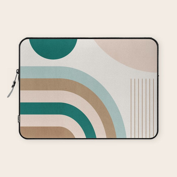 Minimal Geometric Abstraction 84 Laptop Sleeve Gallery Image 1