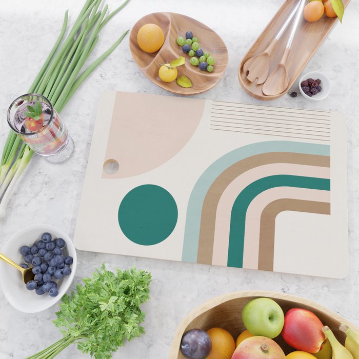 Minimal Geometric Abstraction 84 Cutting Board Gallery Image 2