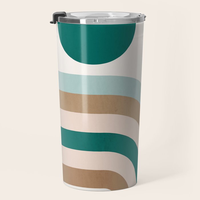 Minimal Geometric Abstraction 84 Travel Mug Gallery Image 3