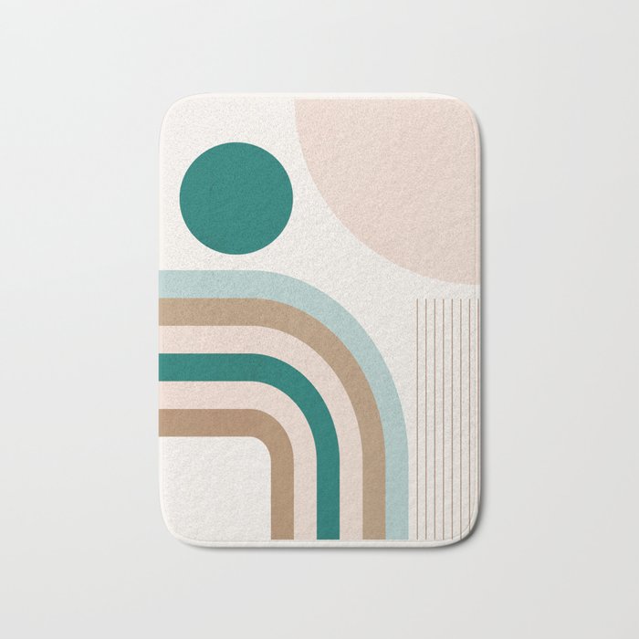 Minimal Geometric Abstraction 84 Bath Mat Gallery Image 1