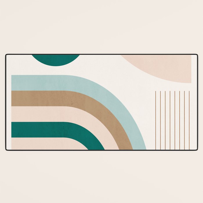 Minimal Geometric Abstraction 84 Desk Mat Gallery Image 3