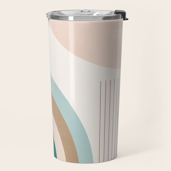 Minimal Geometric Abstraction 84 Travel Mug Gallery Image 2