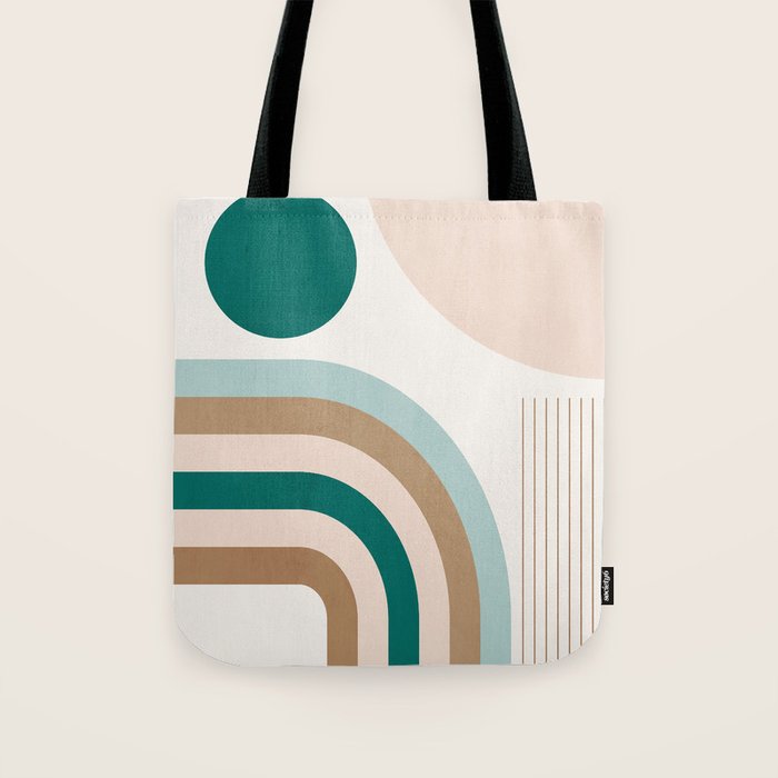 Minimal Geometric Abstraction 84 Tote Bag Gallery Image 1