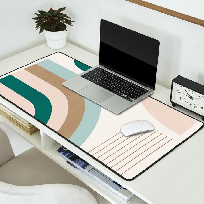 Minimal Geometric Abstraction 84 Desk Mat Gallery Image 2
