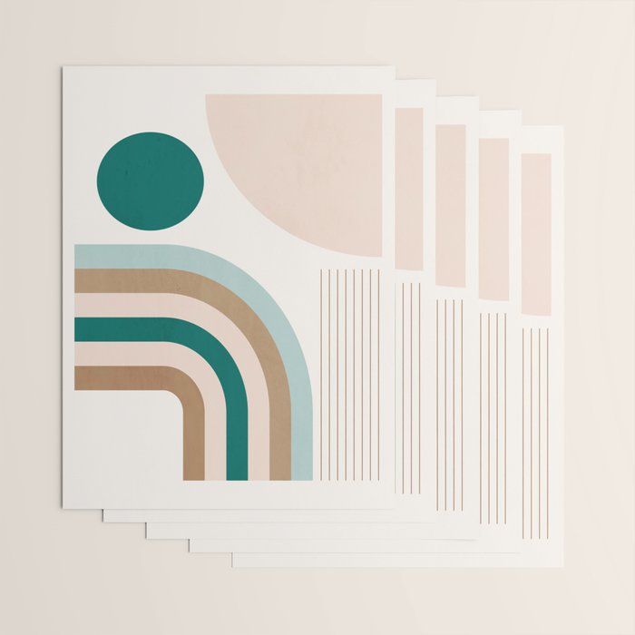 Minimal Geometric Abstraction 84 Wrapping Paper Gallery Image 3