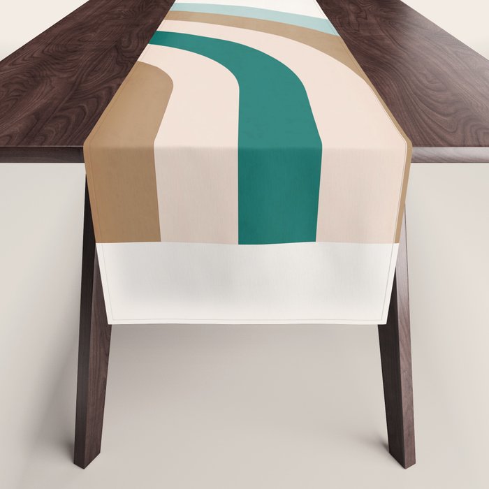 Minimal Geometric Abstraction 84 Table Runner Gallery Image 1