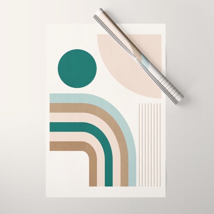 Minimal Geometric Abstraction 84 Wrapping Paper Gallery Image 1