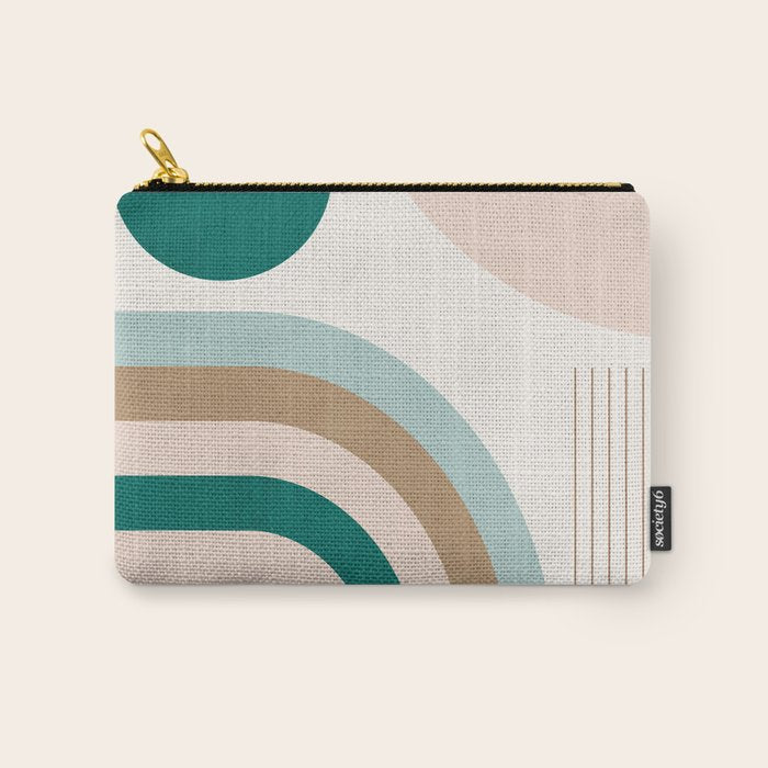 Minimal Geometric Abstraction 84 Carry All Pouch Gallery Image 1