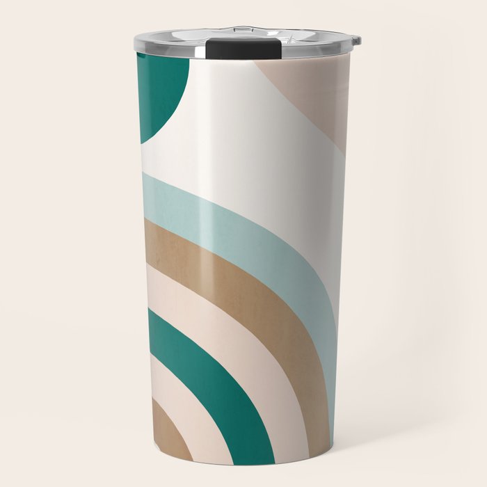 Minimal Geometric Abstraction 84 Travel Mug Gallery Image 1