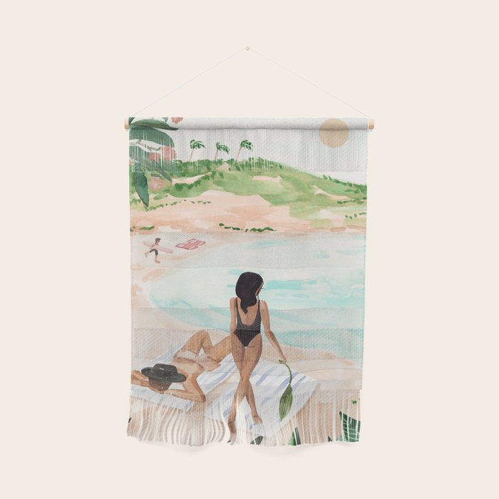 Couple at the Beach Wall Hanging Gallery Image 1