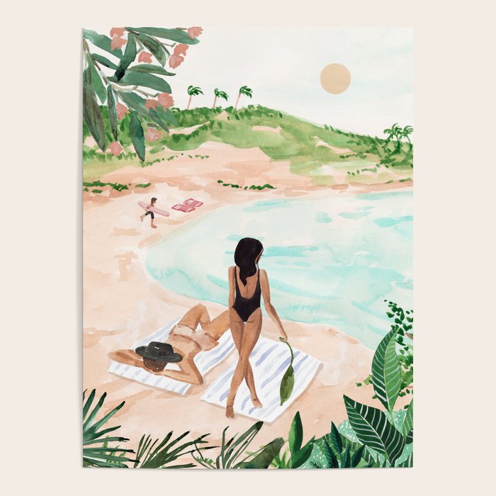 Couple at the Beach Poster Gallery Image 1