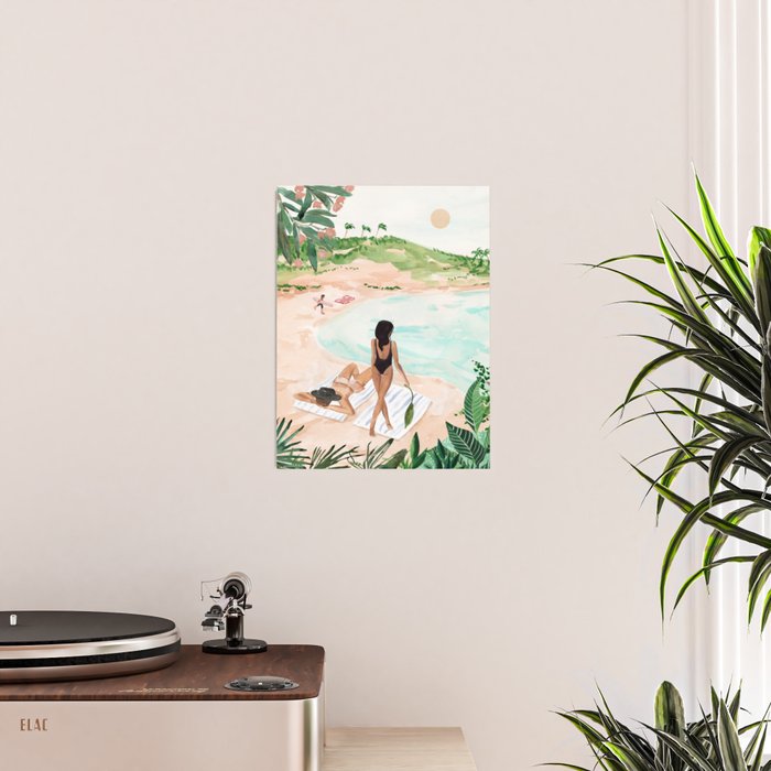 Couple at the Beach Poster Gallery Image 2