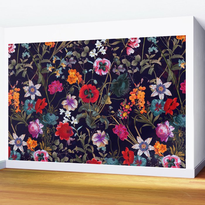 Midnight Garden XIX Wall Mural Gallery Image 2