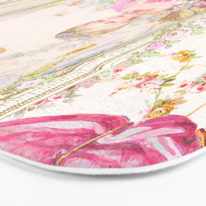 Marie Antoinette Rococo splendour Bath Mat Gallery Image 3