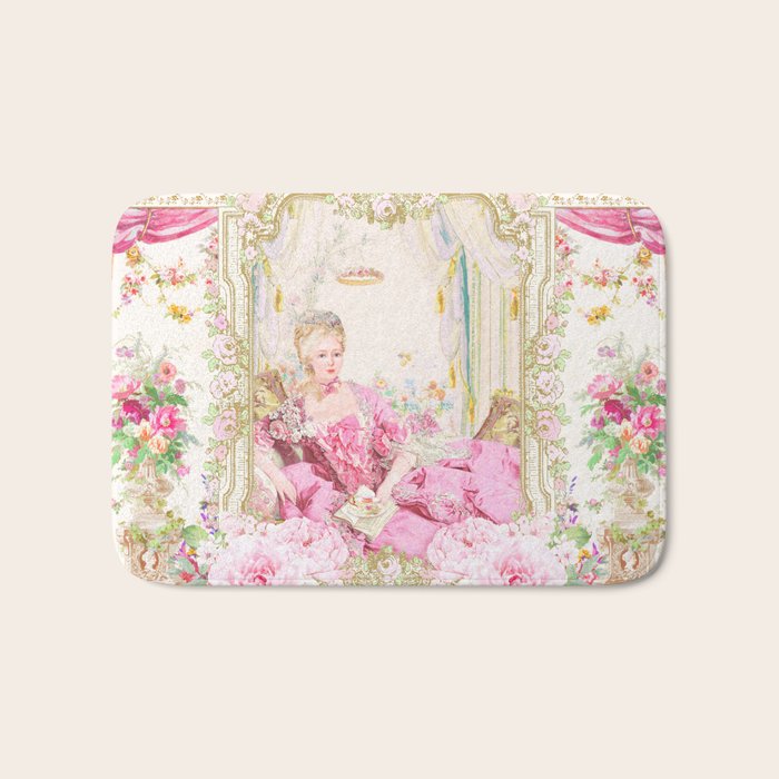 Marie Antoinette Rococo splendour Bath Mat Gallery Image 1